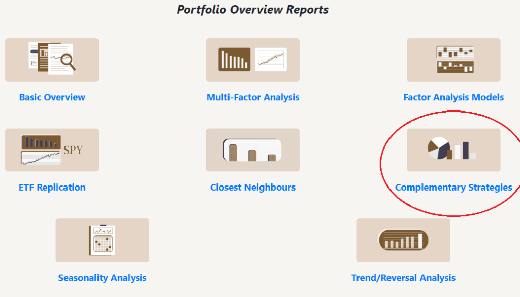 complementary etfs report